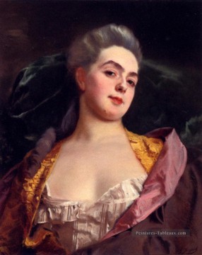  Gustav Art - Portrait de dame Gustave Jean Jacquet